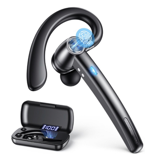 ヘッドセット Bluetooth 5.3 チップ搭載  片耳イヤホン 左右耳兼用(ヘッドフォン/イヤフォン)