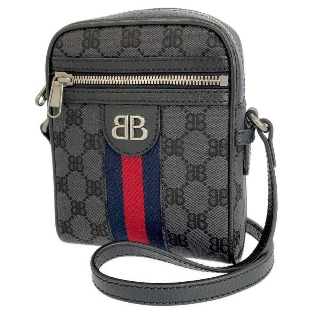 Balenciaga(バレンシアガ)のバレンシアガ ショルダーバッグ ザ・ハッカープロジェクト 680129 グッチ BALENCIAGA GUCCI  黒 メンズのバッグ(ショルダーバッグ)の商品写真