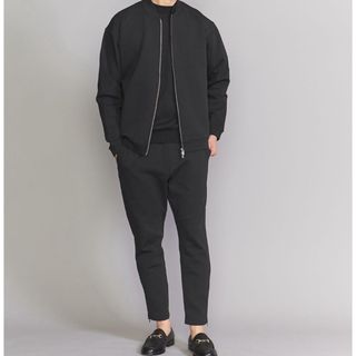 ビューティアンドユースユナイテッドアローズ(BEAUTY&YOUTH UNITED ARROWS)のユナイテッドアローズ WEB限定 ダブルニット セットアップ S ブラック(セットアップ)