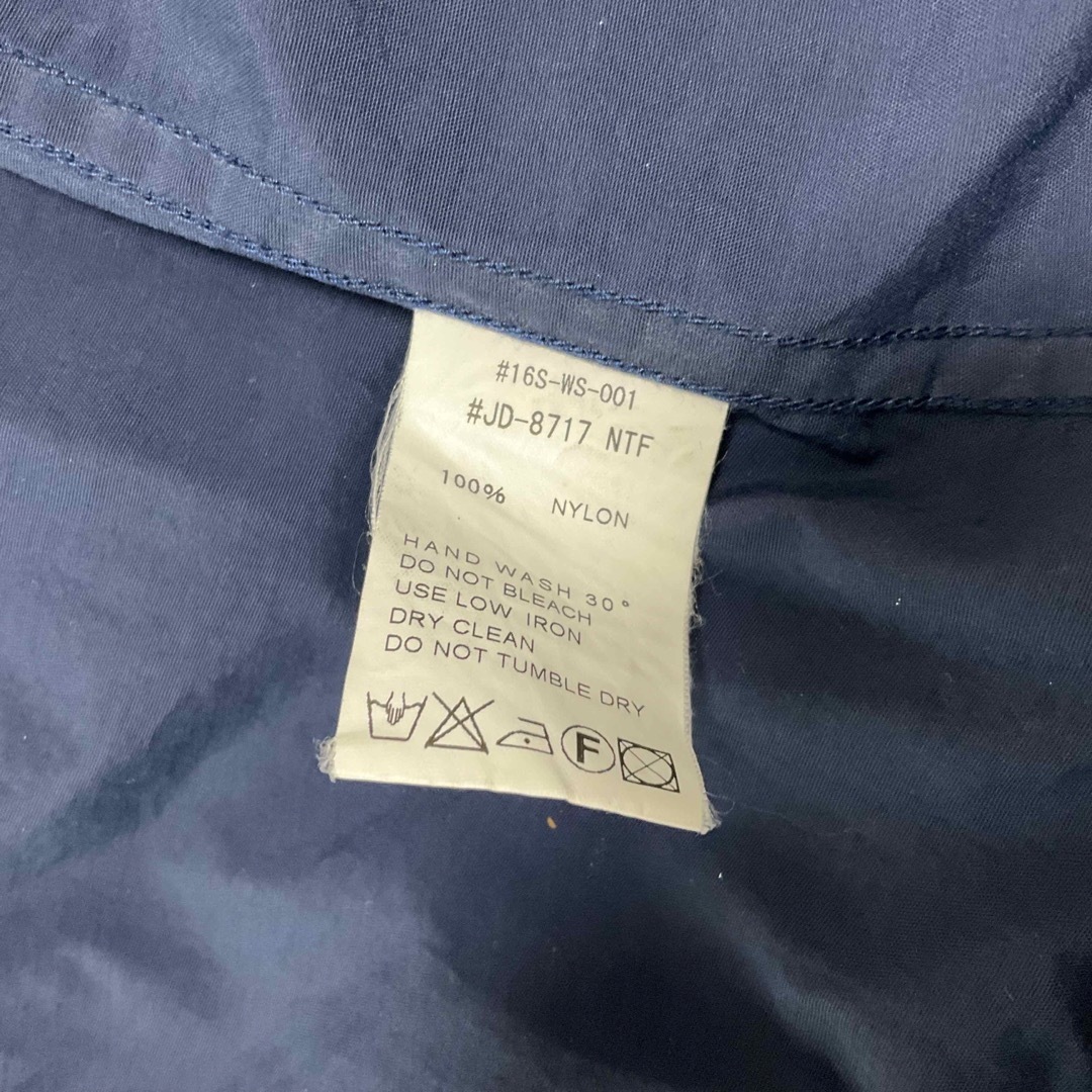 DANTON(ダントン)のDANTON ダントン　ナイロン　コート　40 ブルー　トレンチ　ステンカラー メンズのジャケット/アウター(ステンカラーコート)の商品写真