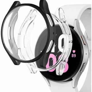 Galaxy Watch 5 44mm 専用ケース　ブラックandクリア(その他)