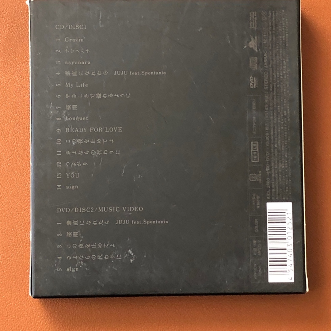 JUJU  ／BEST STORY  2枚セット【初回限定盤】DVD付 エンタメ/ホビーのCD(ポップス/ロック(邦楽))の商品写真