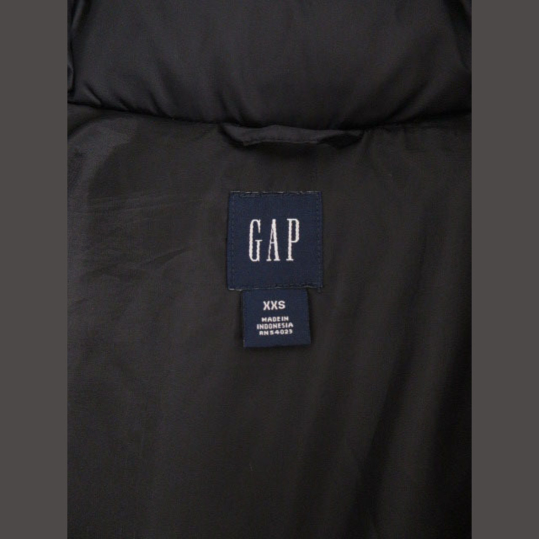 GAP(ギャップ)のギャップ GAP ジャケット ダウン ジップアップ XXS 黒 ブラック レディースのジャケット/アウター(ダウンジャケット)の商品写真