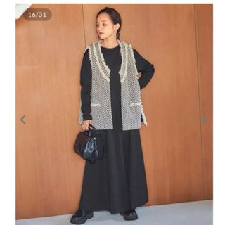 コウベレタス(神戸レタス)の神戸レタス　ツイードジレ　田中亜希子(ベスト/ジレ)