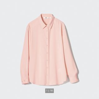 ユニクロ(UNIQLO)のUNIQLO レーヨンブラウス(シャツ/ブラウス(長袖/七分))