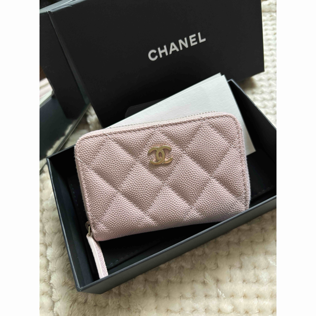 カードケースCHANEL♡キャビアスキン　カードケース　コインケース