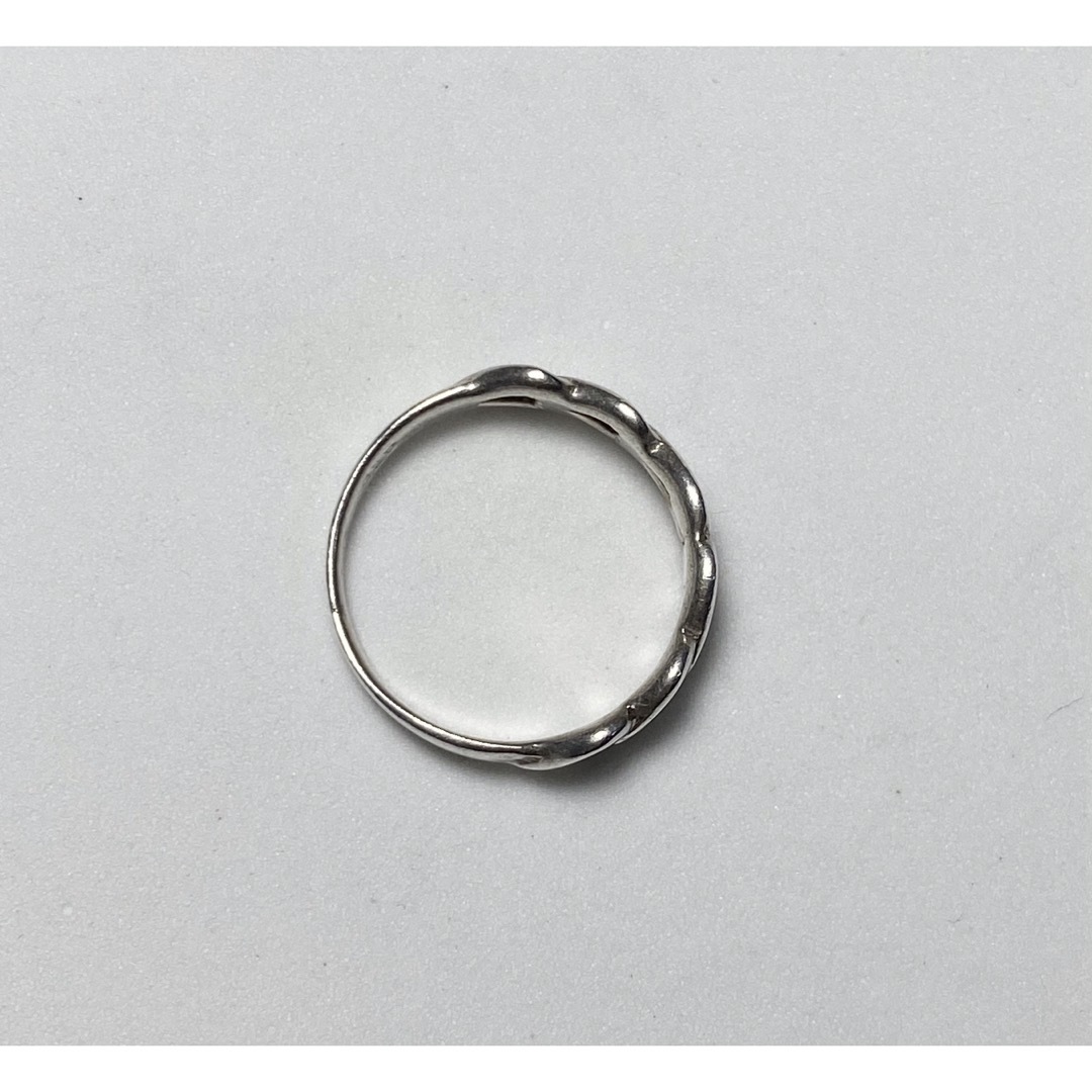 SILVER925 シルバー925ベルトオープンハート透かしリング愛銀指輪kもア メンズのアクセサリー(リング(指輪))の商品写真