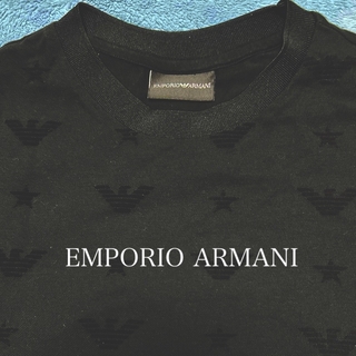 エンポリオアルマーニ(Emporio Armani)のエンポリオアルマーニ  Tシャツ  黒 ブラック(Tシャツ(半袖/袖なし))