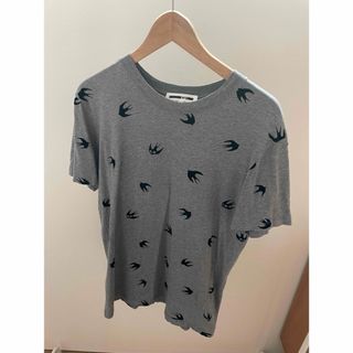 アレキサンダーマックイーン(Alexander McQueen)のMcQ Tシャツ コットン M グレー(Tシャツ/カットソー(半袖/袖なし))