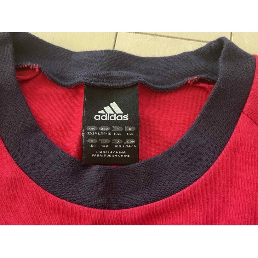 adidas(アディダス)のアディダス　キッズ（160）Tシャツ キッズ/ベビー/マタニティのキッズ服男の子用(90cm~)(Tシャツ/カットソー)の商品写真