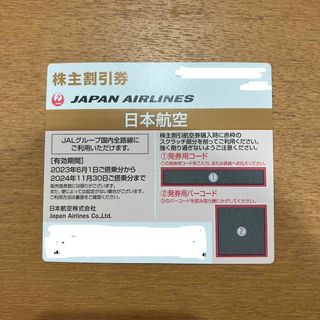 ＪＡＬ　日本航空　株主割引券　１枚(航空券)