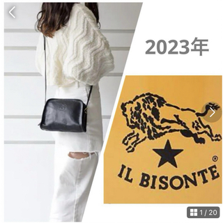 IL BISONTE - 【極美品】イルビゾンテ ショルダーバッグ バケツ型 シボ ...