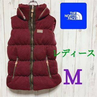 ザノースフェイス(THE NORTH FACE)の【大人気】ノースフェイス　ニットダウンベスト　USA企画　レディース(ベスト/ジレ)