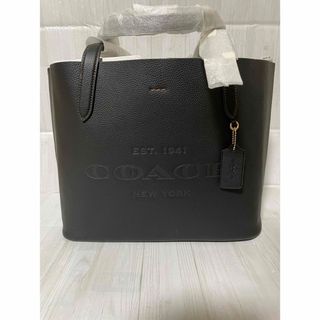 コーチ(COACH)のコーチ COACH レザートートバッグ CC050 ブラック  ☆新品(トートバッグ)