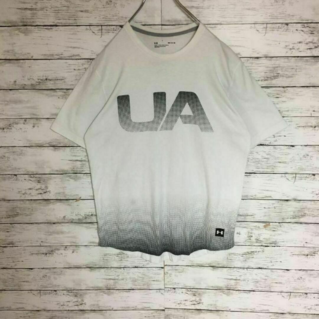 UNDER ARMOUR(アンダーアーマー)の【人気デザイン】アンダーアーマー　半袖プリントTシャツ　人気グレーM K221 メンズのトップス(Tシャツ/カットソー(半袖/袖なし))の商品写真