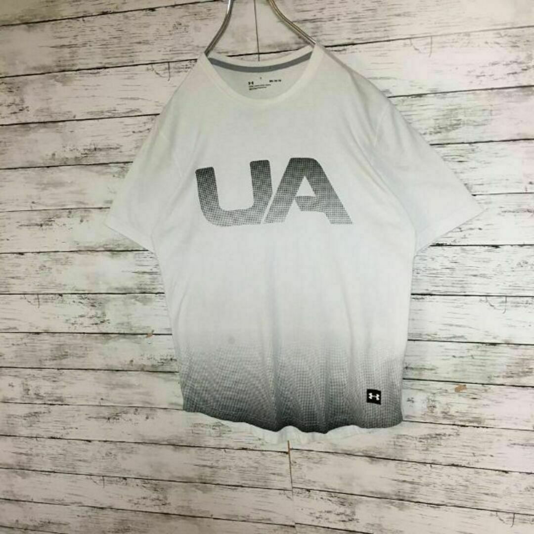 UNDER ARMOUR(アンダーアーマー)の【人気デザイン】アンダーアーマー　半袖プリントTシャツ　人気グレーM K221 メンズのトップス(Tシャツ/カットソー(半袖/袖なし))の商品写真