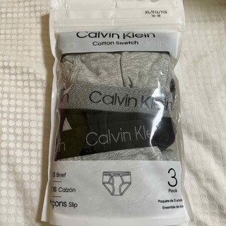 カルバンクライン(Calvin Klein)の3枚新品160㎝黒グレーカルバンクラインブリーフセット(その他)