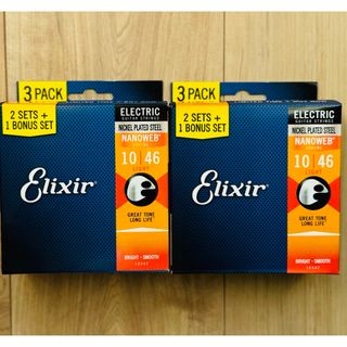 エリクシール(ELIXIR)のエリクサー 16542 12052  NANOWEB Light  弦 6セット(弦)