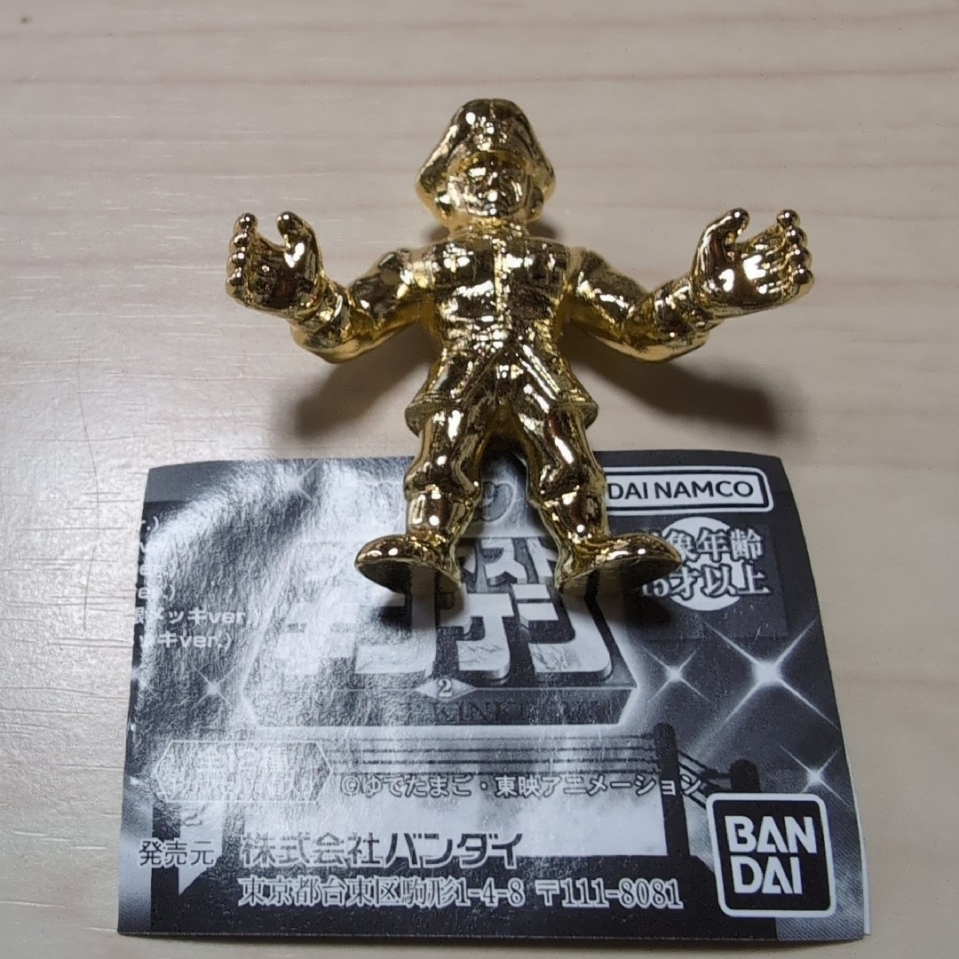 キン消しダイキャスト。ブロッケンJr.金メッキ。の通販 by こつ キン消しダイキャスト。ブロッケンJr.金メッキ。の通販 by こつ