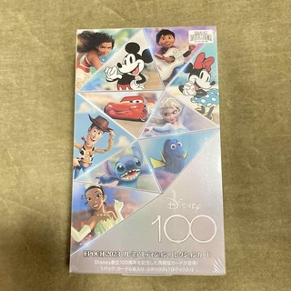 ディズニー(Disney)のシュリンク付 ディズニー 100 カード エポック 未開封BOX(Box/デッキ/パック)
