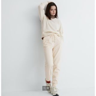 ユニクロ(UNIQLO)のヒートテックボアスウェットパンツ（丈標準68～70cm）(カジュアルパンツ)