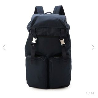 バーニーズニューヨーク(BARNEYS NEW YORK)のBARNEYS NEWYORK × PORTER 限定バックパック ネイビー(バッグパック/リュック)