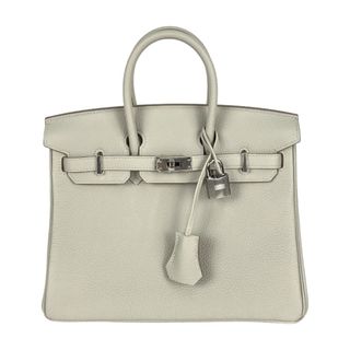 エルメス(Hermes)の　エルメス HERMES バーキン25 U刻 パールグレー トゴ レディース ハンドバッグ(ハンドバッグ)