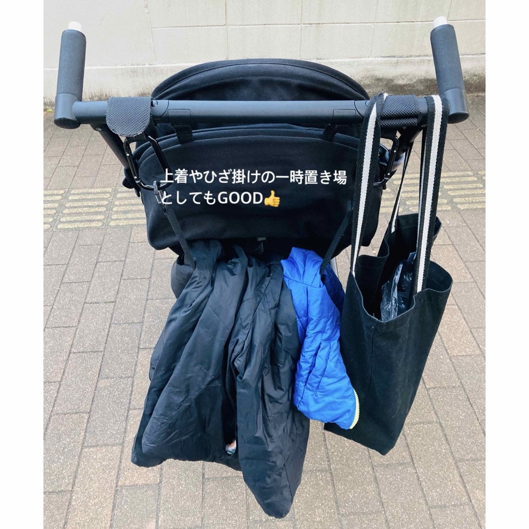 cybex(サイベックス)の【新品/即日発送】ベビーカー　肩がけベルト(ショルダーベルト) ブラック×グレー キッズ/ベビー/マタニティの外出/移動用品(ベビーカー/バギー)の商品写真