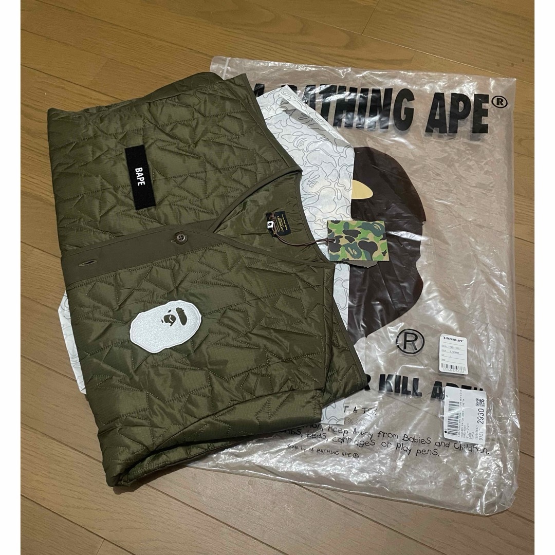 A BATHING APE(アベイシングエイプ)のBAPE MILITARY PATCH LINER JACKET メンズのジャケット/アウター(ミリタリージャケット)の商品写真