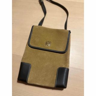 ロエベ(LOEWE)のloewe スウェードショルダーバッグ(ショルダーバッグ)