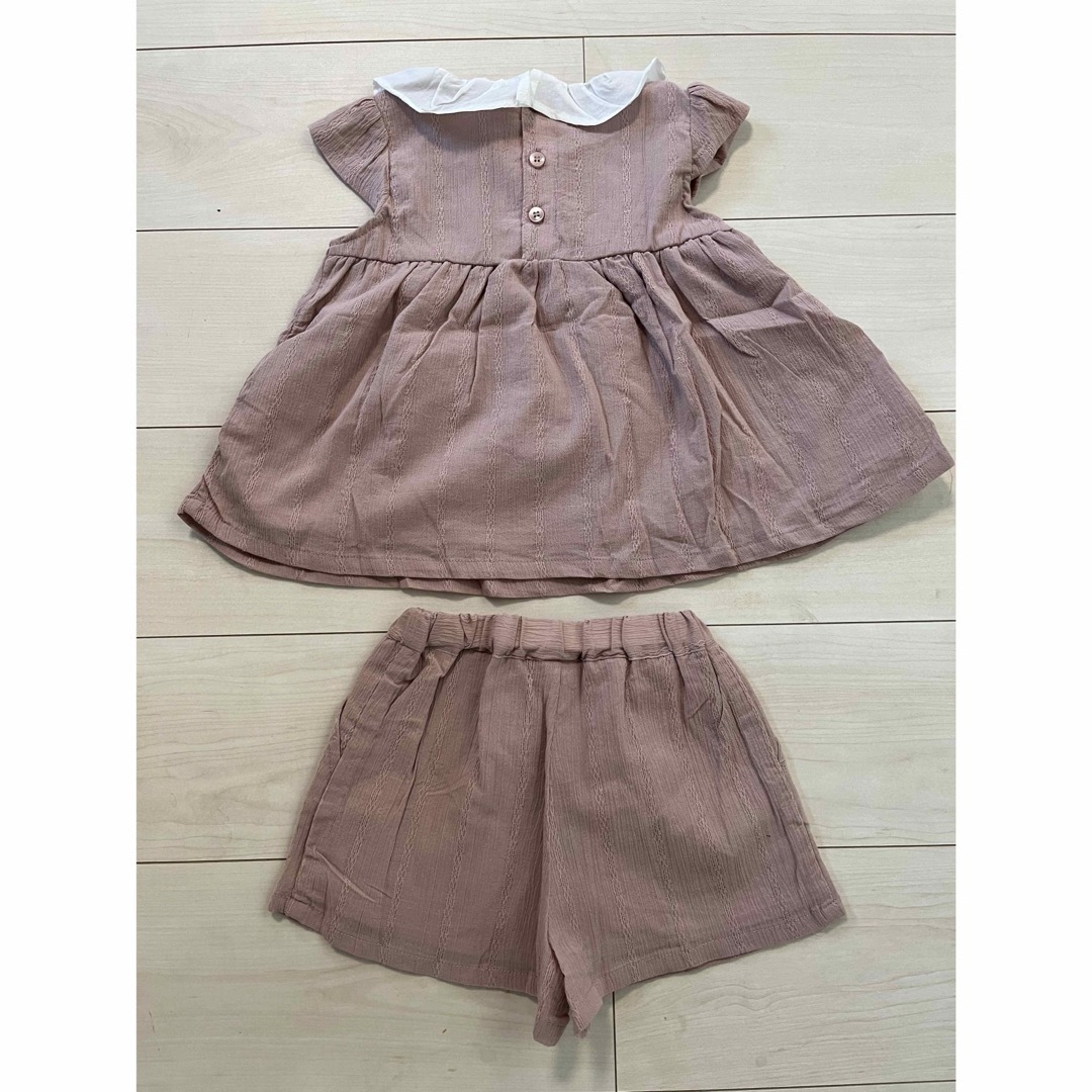 petit main(プティマイン)のプティマイン　上下セット キッズ/ベビー/マタニティのキッズ服女の子用(90cm~)(Tシャツ/カットソー)の商品写真