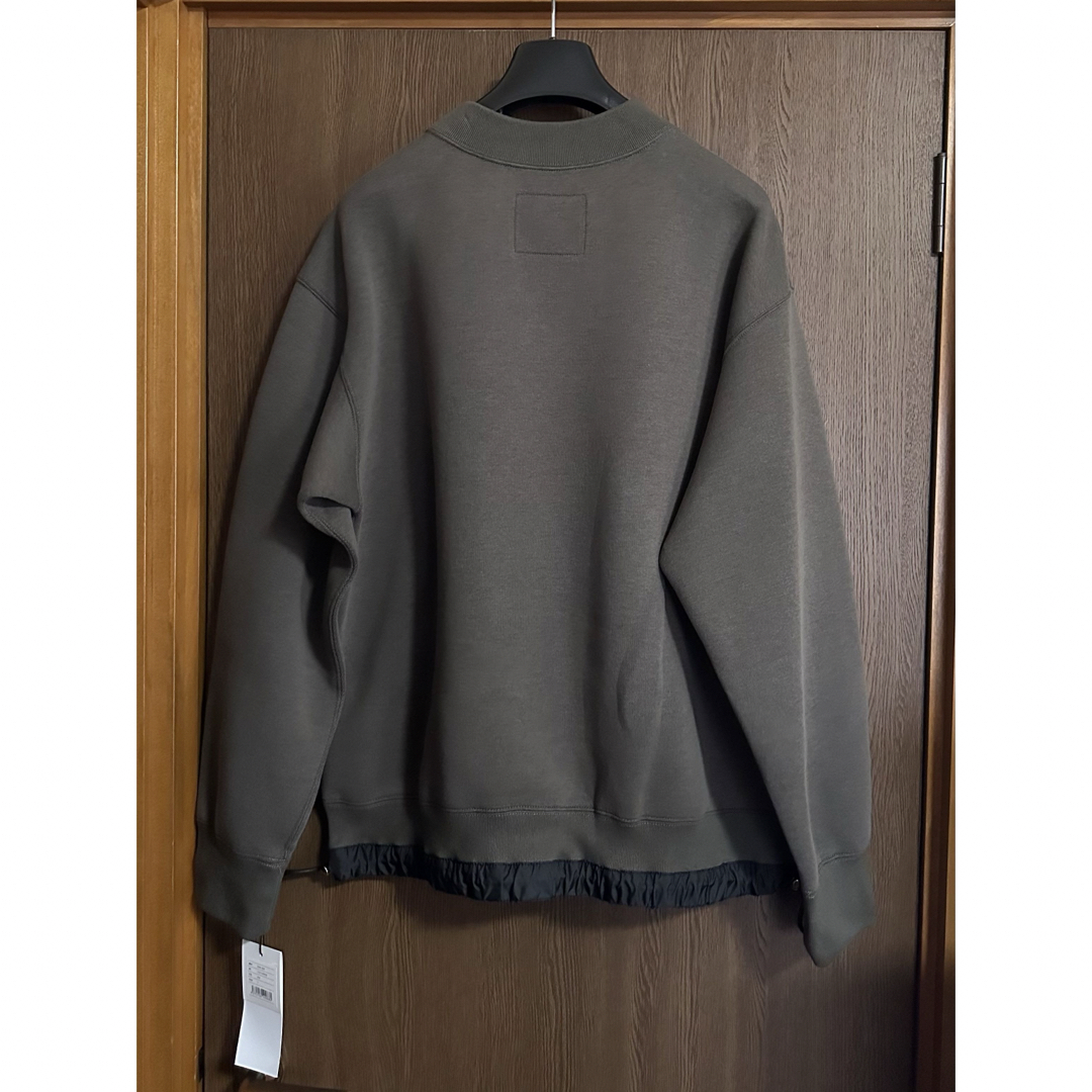 sacai(サカイ)の3新品 sacai サカイ メンズ S ロゴパッチ スポンジ スウェット シャツ メンズのトップス(スウェット)の商品写真