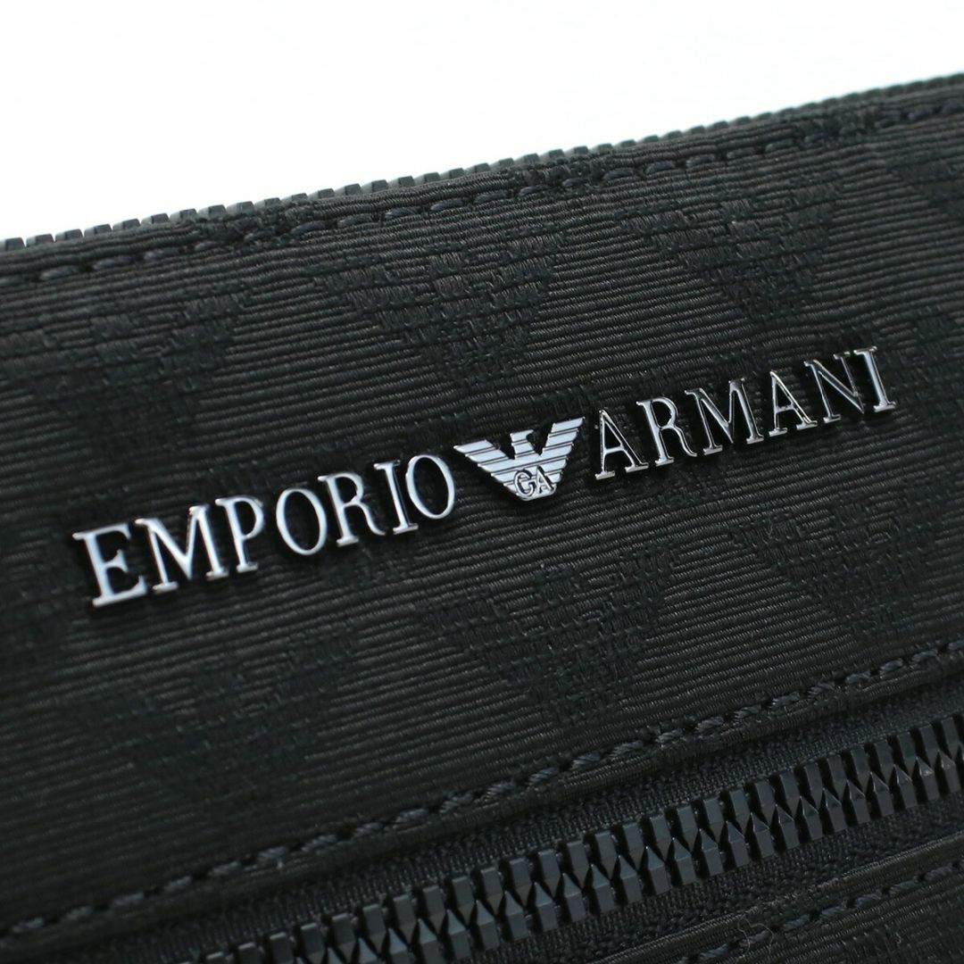 Emporio Armani(エンポリオアルマーニ)の【新品未使用】アルマーニ ショルダーバッグ Y4M185 ブラック メンズ メンズのバッグ(ショルダーバッグ)の商品写真