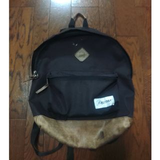 EASTPAK - EASTPAK　JANSPORT outdoor バックパック　レザー　古着　黒