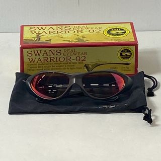 スワンズ(SWANS)のΨΨSWANS スワンズ サングラス　ウォリアー02　メタルブラック(その他)