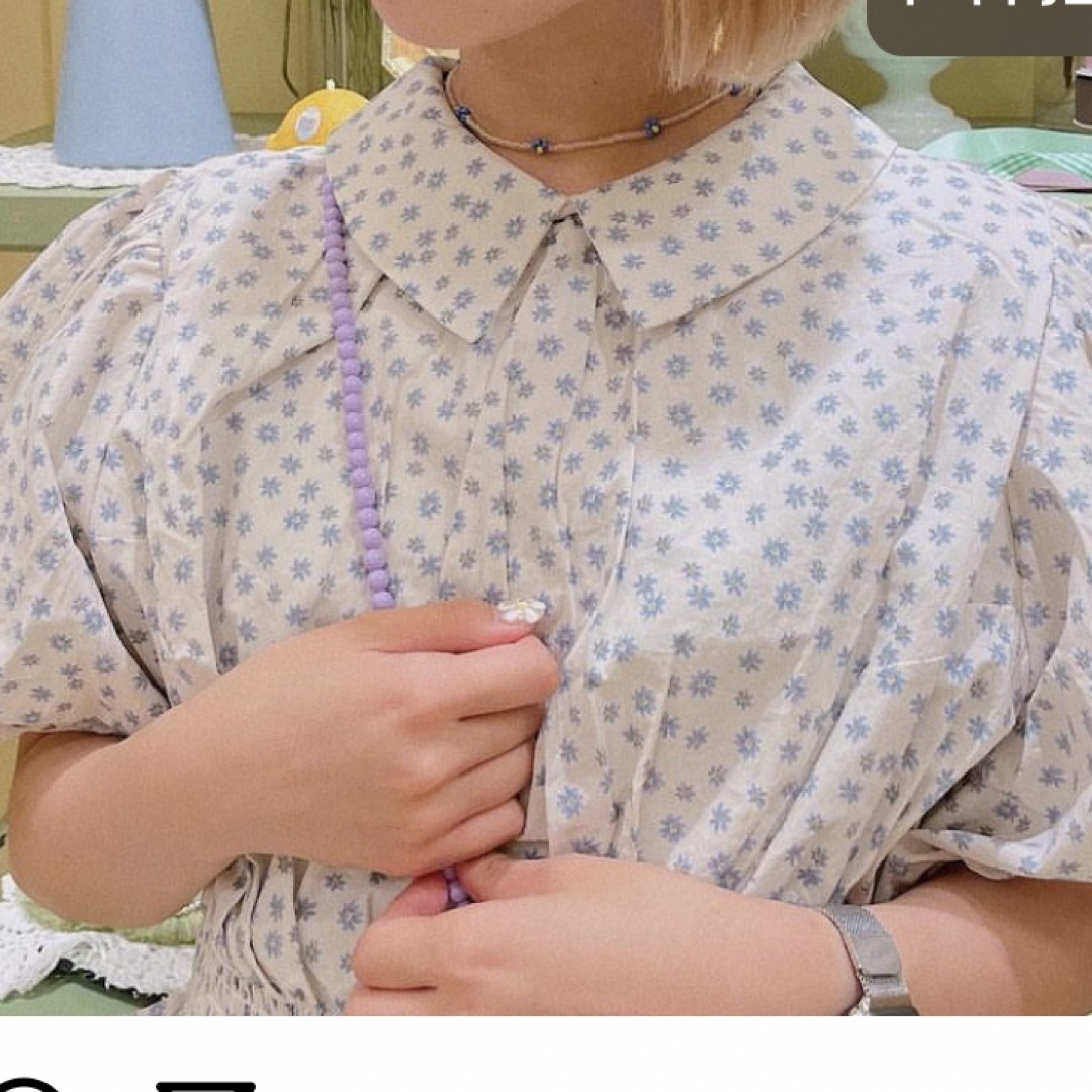 今年も話題の 花柄の通販 バルーンブラウス POPPY by shop｜ラクマ wmi トップス