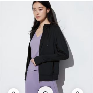 ユニクロ(UNIQLO)のエアリズムUVカットメッシュパーカ(パーカー)