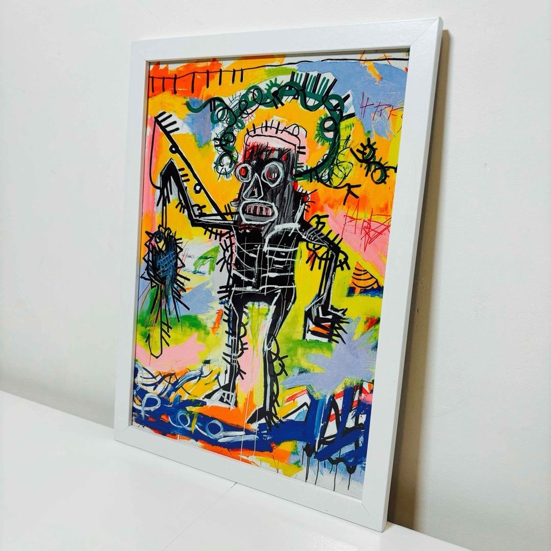 【白額付きポスター】バスキア⑥ Basquiat(新品) ハンドメイドのインテリア/家具(アート/写真)の商品写真