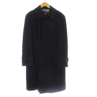 バーバリーブラックレーベル(BURBERRY BLACK LABEL)のBURBERRY BLACK LABEL ステンカラーコート ロング M 黒(ステンカラーコート)