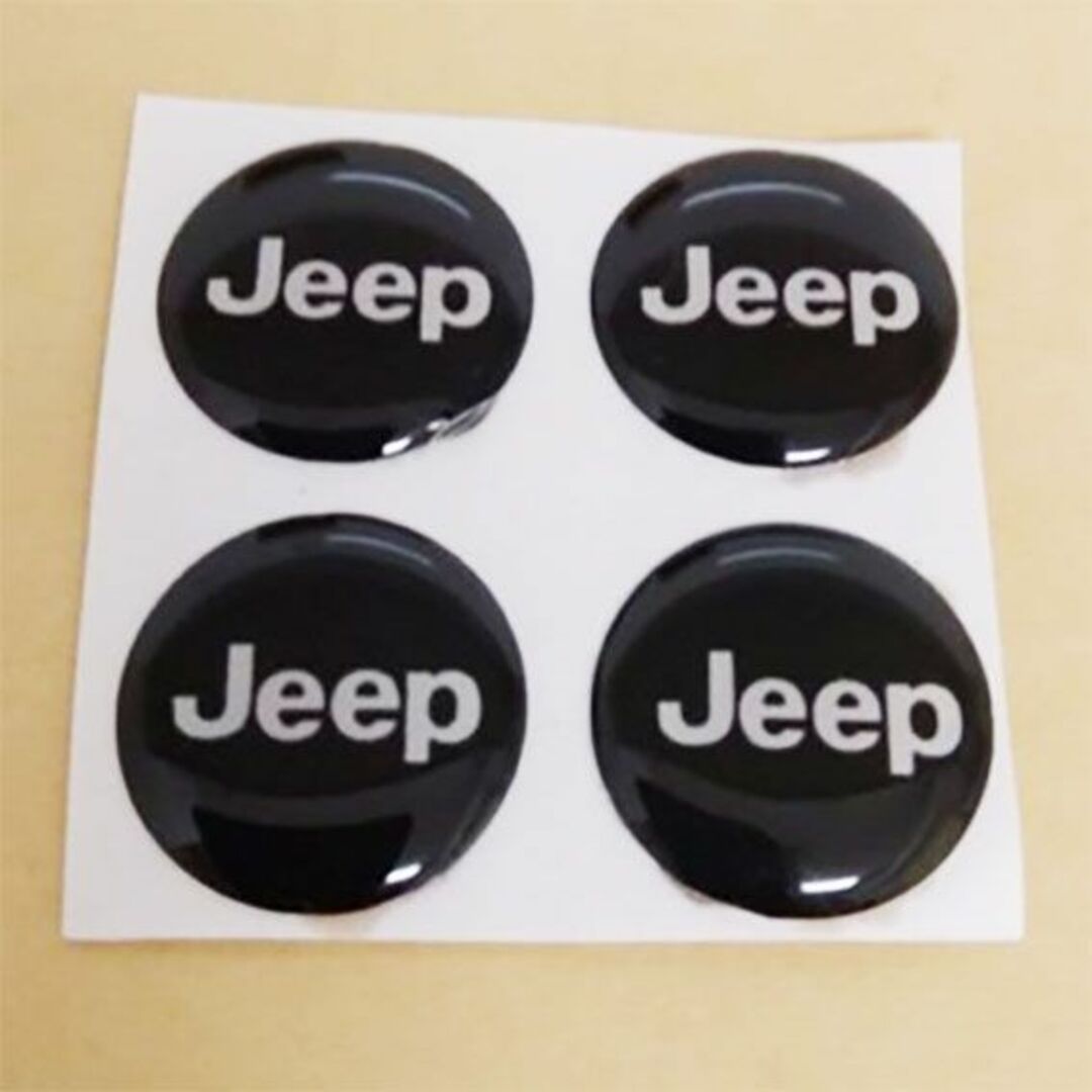 Jeep(ジープ)のJEEP  ジープ　キーホールステッカーカバー　４個セット 自動車/バイクの自動車(車外アクセサリ)の商品写真