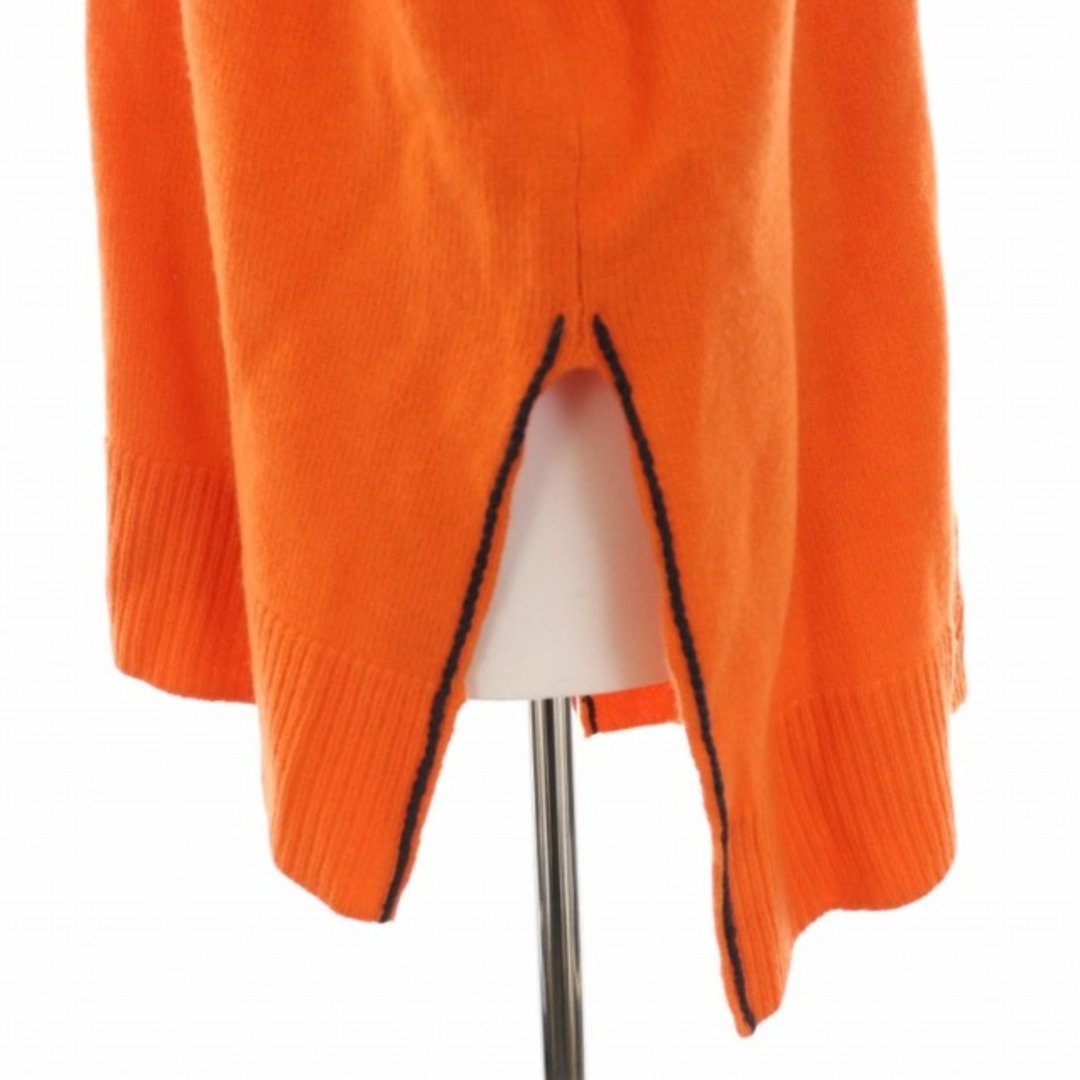 ENFOLD(エンフォルド)のエンフォルド ルーズボックスプルオーバー ニット セーター 長袖 38 オレンジ レディースのトップス(ニット/セーター)の商品写真