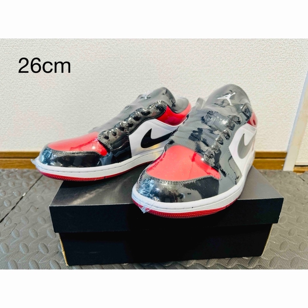 靴/シューズNike Air Jordan 1 Low "Bred Toe" 26cm