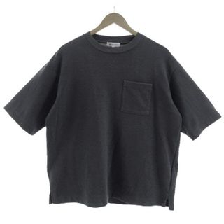 ザショップティーケー(THE SHOP TK)のTHE SHOP TK Tシャツ 胸ポケット 半袖 ワイドシルエット グレー M(Tシャツ/カットソー(半袖/袖なし))