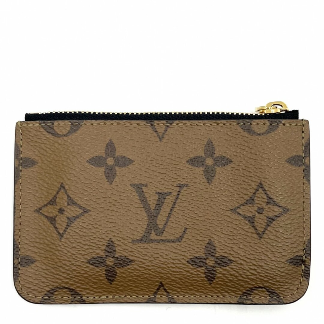 LOUIS VUITTON(ルイヴィトン)のLOUIS VUITTON ルイヴィトン カードケース モノグラムリバース ポルト カルト・ロミー パスケース 定期入れ M81912    ブラウン 茶 ブラック 黒 レディース 美品【中古品】 レディースのファッション小物(パスケース/IDカードホルダー)の商品写真