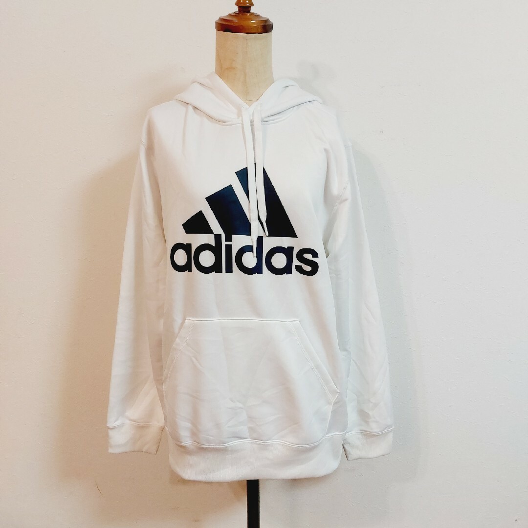 adidas(アディダス)の【adidas】アディダス CLIMALITEプルオーバーパーカー レディースＬ レディースのトップス(パーカー)の商品写真