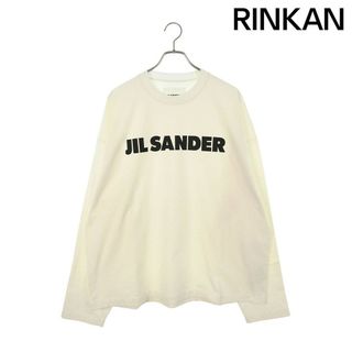 ジルサンダー(Jil Sander)のジルサンダー  J22GC0136 J4504 ロゴプリントオーバーサイズ長袖カットソー メンズ XL(Tシャツ/カットソー(七分/長袖))