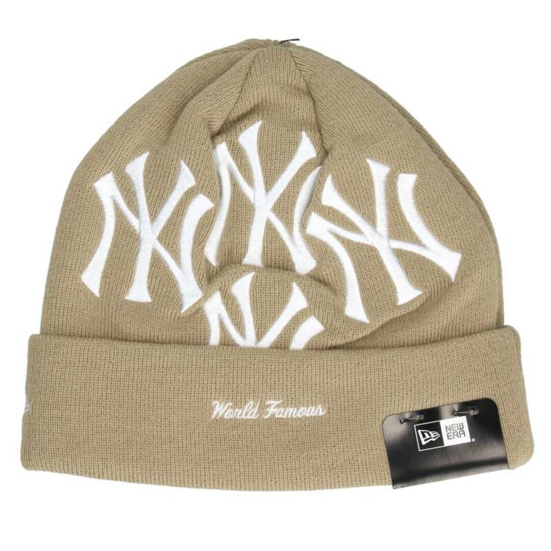 Supreme(シュプリーム)のシュプリーム ×ニューエラ New Era  21AW  New York Yankees New Era Box Logo Beanie ニューヨークヤンキースニューエラボックスロゴ帽子 メンズ ハンドメイドのファッション小物(帽子)の商品写真