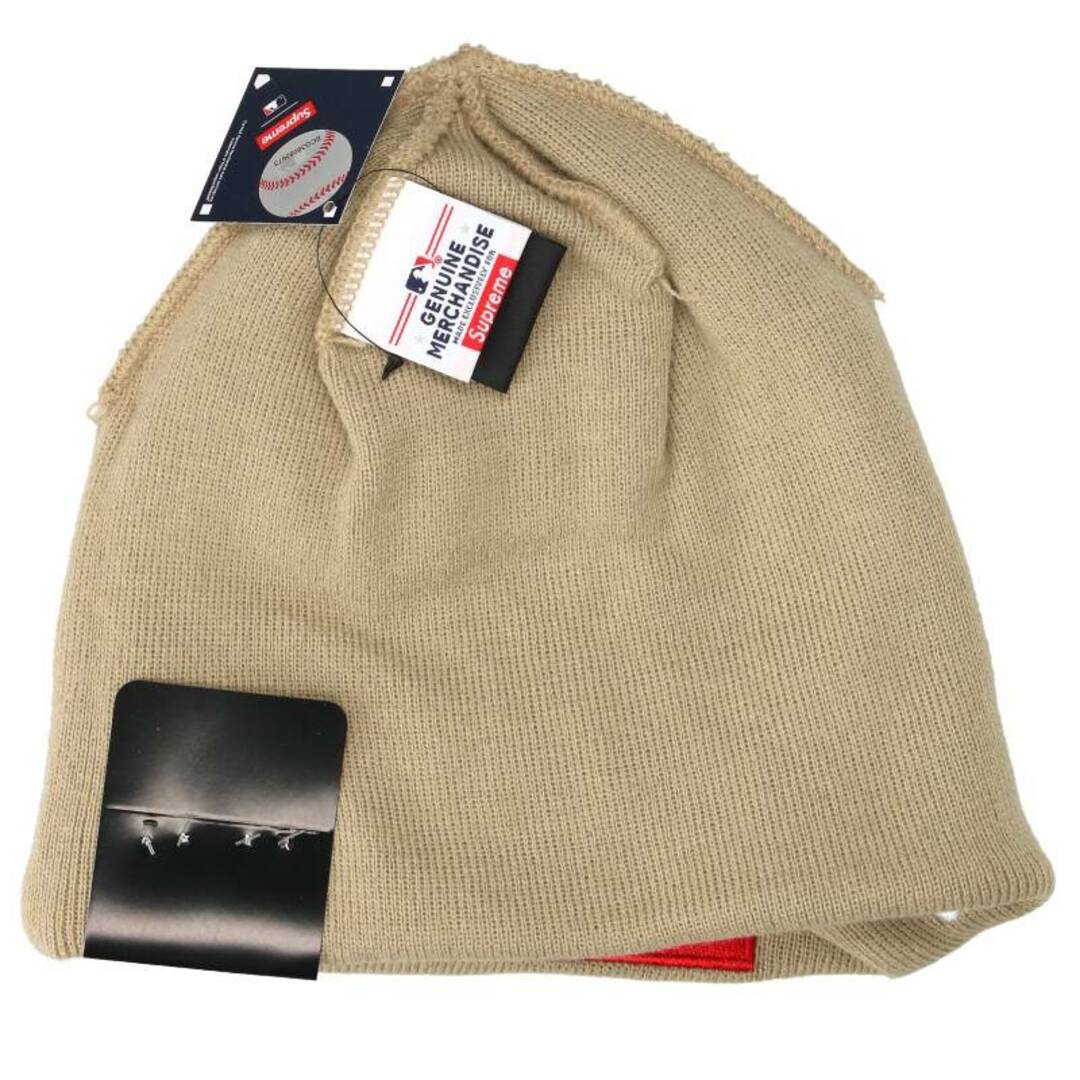 Supreme(シュプリーム)のシュプリーム ×ニューエラ New Era  21AW  New York Yankees New Era Box Logo Beanie ニューヨークヤンキースニューエラボックスロゴ帽子 メンズ ハンドメイドのファッション小物(帽子)の商品写真