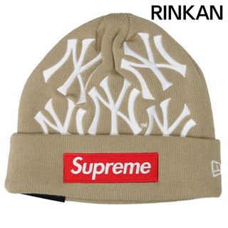 シュプリーム(Supreme)のシュプリーム ×ニューエラ New Era  21AW  New York Yankees New Era Box Logo Beanie ニューヨークヤンキースニューエラボックスロゴ帽子 メンズ(帽子)