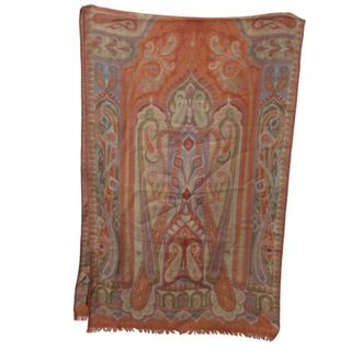 ETRO - エトロ ETRO 美品 ウールストール マフラー スカーフ シルク混 IBO47